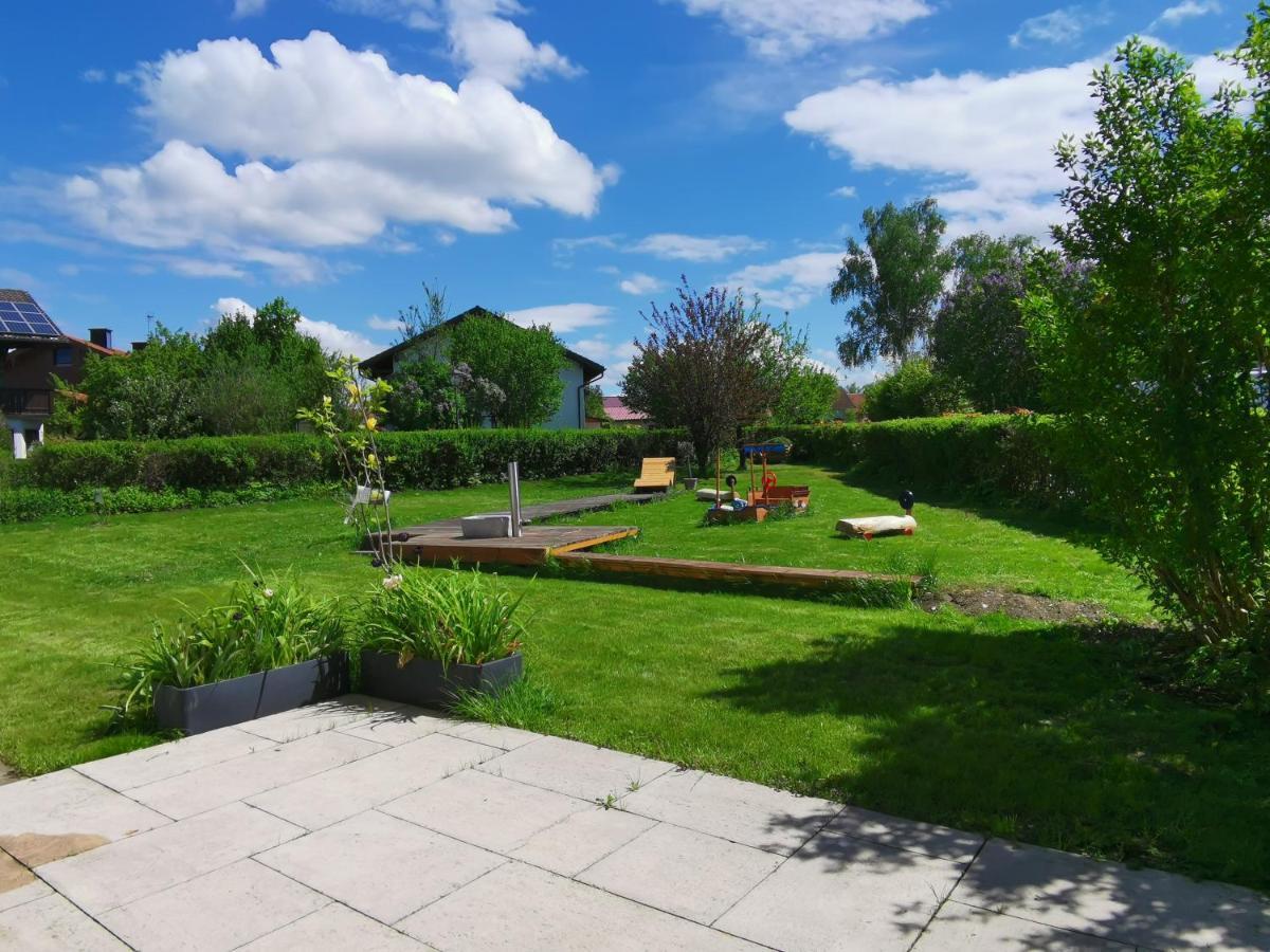 Moderne Ferienwohnungen mit Designbad Petting Exterior foto