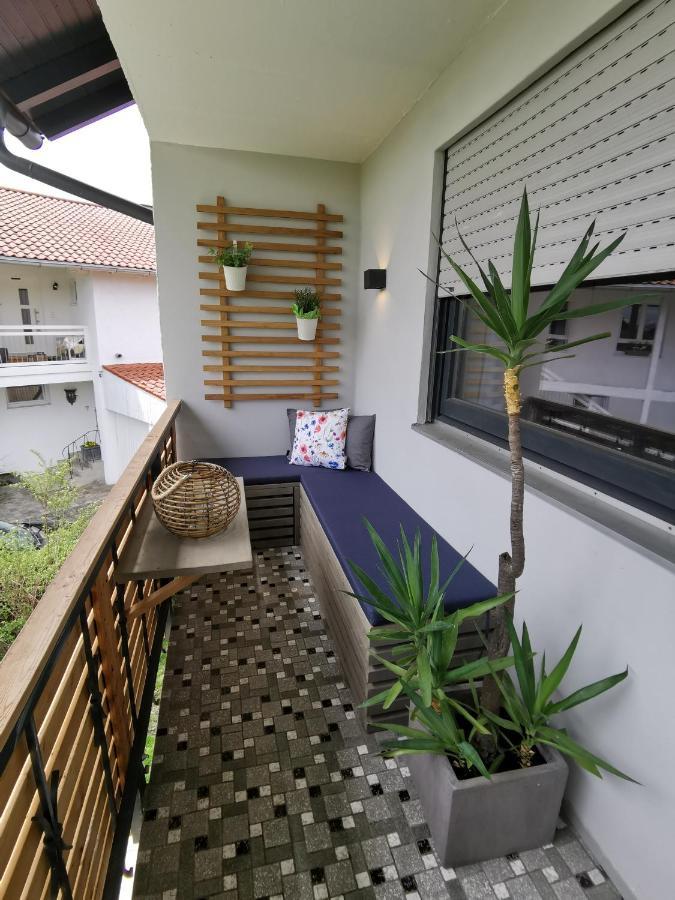 Moderne Ferienwohnungen mit Designbad Petting Exterior foto