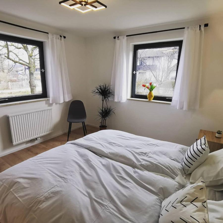 Moderne Ferienwohnungen mit Designbad Petting Exterior foto