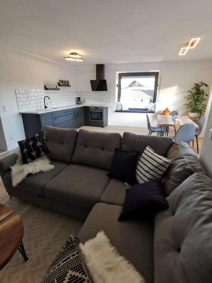 Moderne Ferienwohnungen mit Designbad Petting Exterior foto